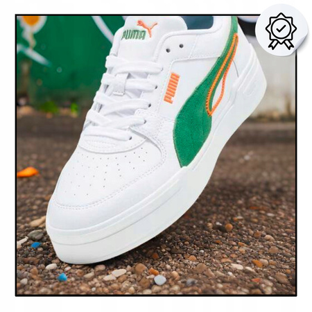 Buty Sportowe BIAŁE Męskie Puma Pro Play wygodne Sneakersy r. 42,5