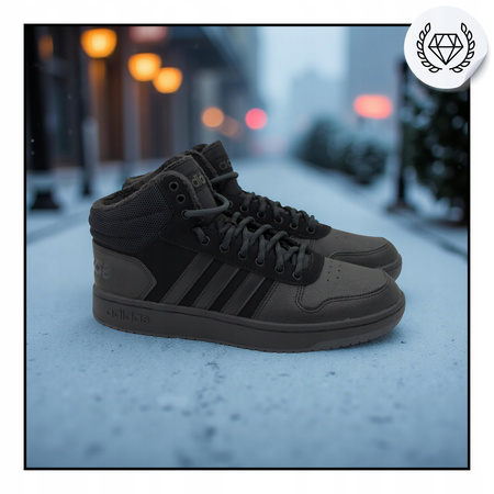 Buty męskie sportowe wysokie ocieplane Adidas Hoops 2.0 Mid B44621 R.45 1/3