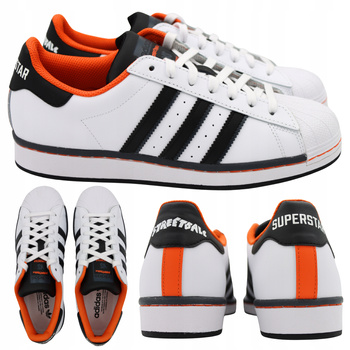 Buty Sportowe Męskie wygodne ADIDAS SUPERSTAR skóra Białe