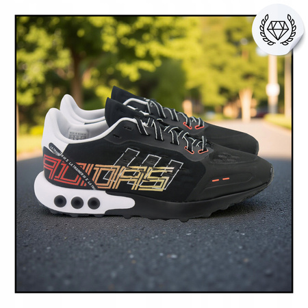 Buty Damskie Sportowe Wygodne Czarne ADIDAS LA TRAINER III J 