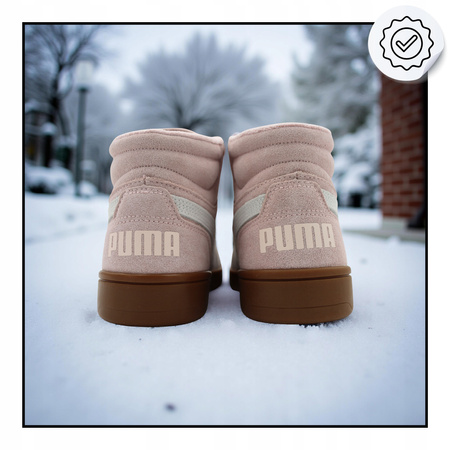 BUTY MŁODZIEŻOWE DLA DZIEWCZYNKI PUMA 407158 01 OCIEPLANE WYGODNE