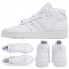 Buty Męskie Sportowe Wysokie ADIDAS RIVALRY wygodne BIAŁE 