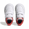 Buty Dziecięce Sneakersy Sportowe Białe Trampki Skóra ADIDAS HOOPS