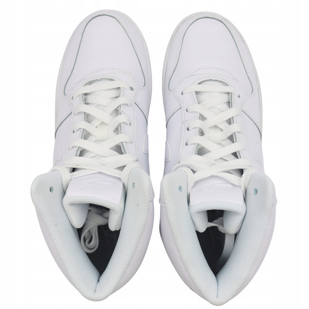 BUTY SPORTOWE MĘSKIE BIAŁE WYSOKIE SKÓRA NIKE EBERNON MID AQ1773 100 r.44,5
