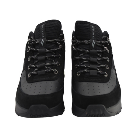 Buty męskie skechers czarne wygodne za kostkę jesień zima 183049/bbk