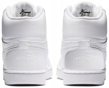 Buty Damskie Wysokie Skórzane Wygodne Białe NIKE WMNS EBERNON MID 