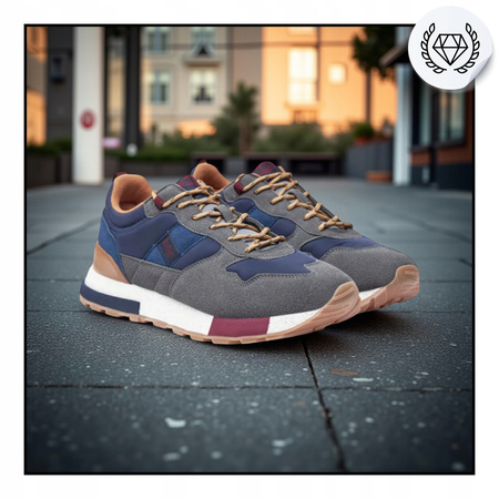 BUTY SPORTOWE MĘSKIE NISKIE SNEAKERSY LEE COOPER LCJ-24-03-3006MA 