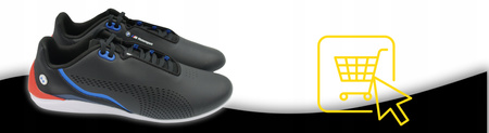 BUTY SPORTOWE MĘSKIE WYGODNE PUMA BMW DRIFT CAT DECIMA 30730404 r. 38
