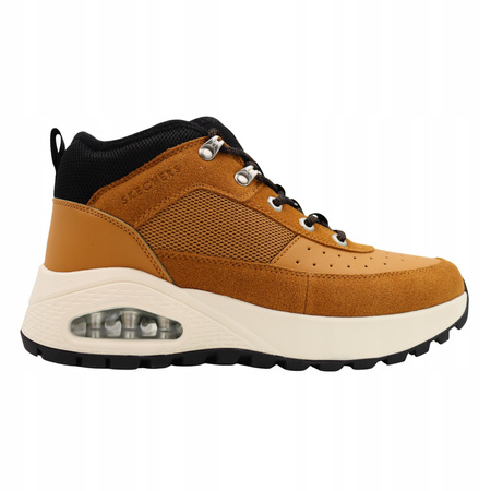 Buty męskie skechers brązowe wygodne za kostkę jesień zima 183049/wsk 