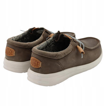 Buty męskie skórzane lekkie heydude wally grip craft leather 40175 030