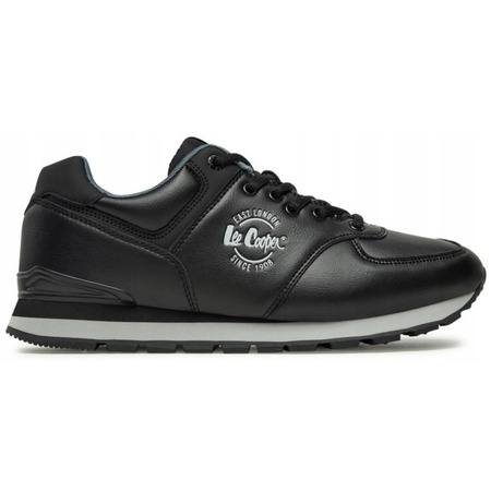 Buty Męskie Miejskie Lekkie Codzienne Wygodne Czarne LEE COOPER