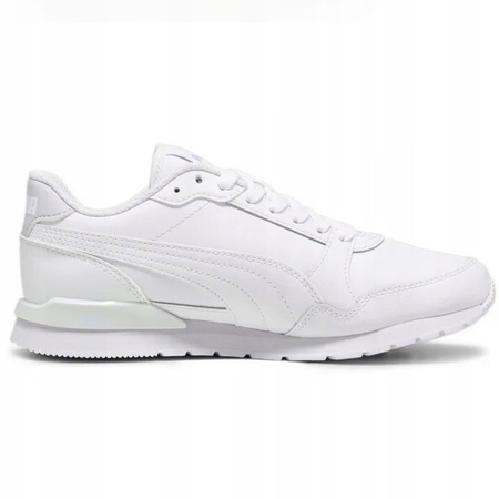Buty Sportowe Męskie Wygodne Białe Skórzane Skóra PUMA ST RUNNER 