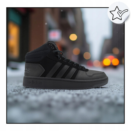 Buty męskie sportowe wysokie ocieplane Adidas Hoops 2.0 Mid B44621 R.45 1/3