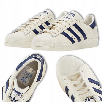 Adidas Superstar Buty Sportowe Skórzane Trampki Klasyczne Męskie
