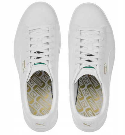 Buty Sportowe Wygodne Białe Skóra Skórzane PUMA COURT STAR SL 