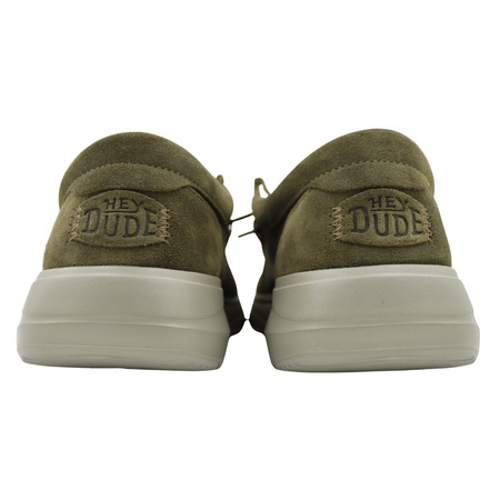 BUTY MĘSKIE LEKKIE MOKASYNY ZAMSZOWE HEYDUDE WALLY COMF SUEDE 419753AF 