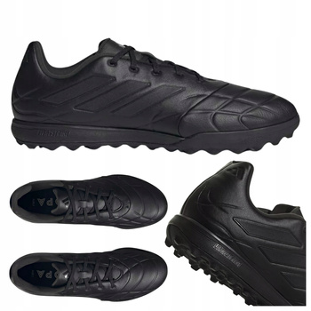 Buty Turfy do piłki nożnej skórzane ADIDAS COPA PURE.3 TF CZARNE