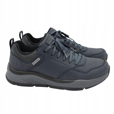 Buty męskie skechers wygodne granatowe lekkie sneakersy 210021/nvy