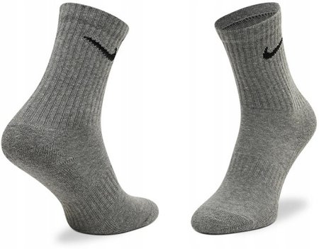 Skarpetki Unisex Bawełniane Wysokie Białe Szare Czarne NIKE
