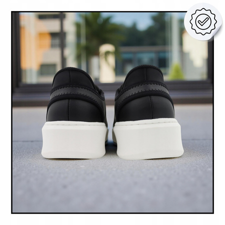 Buty męskie skechers wygodne lekkie wsuwane na co dzień 183177/blk 