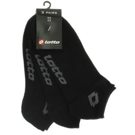 SKARPETKI CZARNE LOTTO NISKIE STOPKI 1.20.00001-1-1 