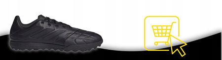 Buty Turfy do piłki nożnej skórzane ADIDAS COPA PURE.3 TF CZARNE 