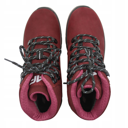 BUTY DAMSKIE 4F WYGODNE TREKKINGOWE WYSOKIE NA JESIEŃ ZIMĘ OBDH253 60S 