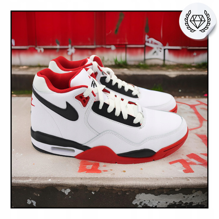 BUTY MĘSKIE SPORTOWE DO KOSZYKÓWKI NIKE FLIGHT LEGACY BQ4212 100 r. 44