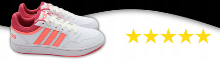 Buty Damskie Sportowe Wygodne Oddychające ADIDAS HOOPS GW0418 