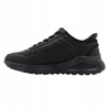 Buty męskie sportowe skechers czarne wygodne wsuwane 183125/bbk