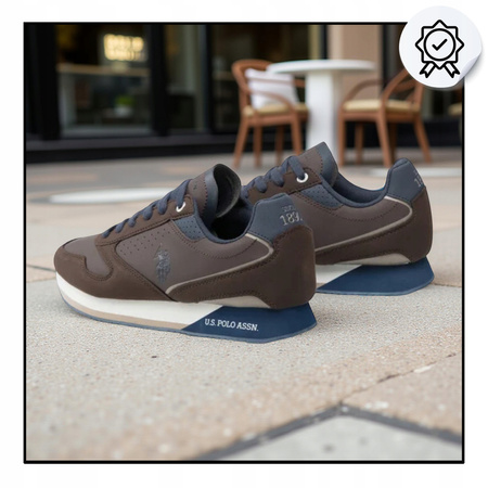 Buty Sneakersy Męskie Wygodne Stylowe Miejskie Lekkie POLO NOBIL003
