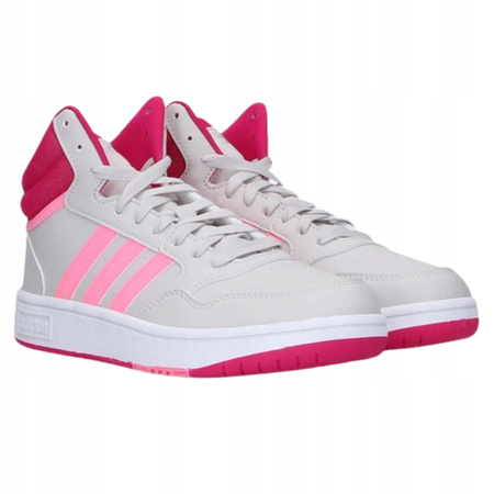 BUTY SPORTOWE MŁODZIEŻOWE WYSOKIE WYGODNE ADIDAS HOOPS MID GZ1929 