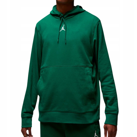 Bluza Męska Wygodna Ciepła Zielona Z Kapturem NIKE JORDAN CV8437 341 R. S