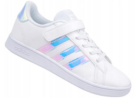 Buty sportowe dziecięce ADIDAS GRAND COURT białe 