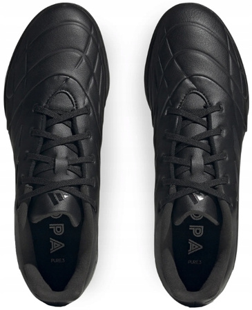 Buty Turfy do piłki nożnej skórzane ADIDAS COPA PURE.3 TF CZARNE 
