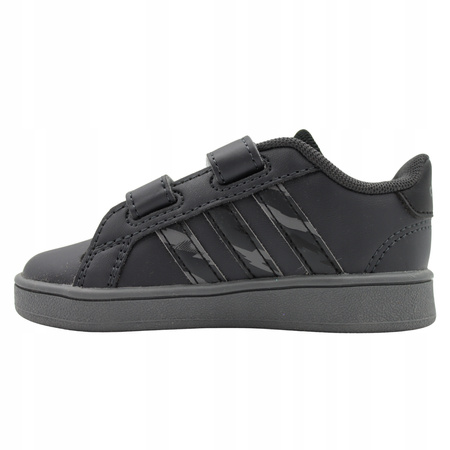 Buty dziecięce czarne adidas Grand Court GW6233