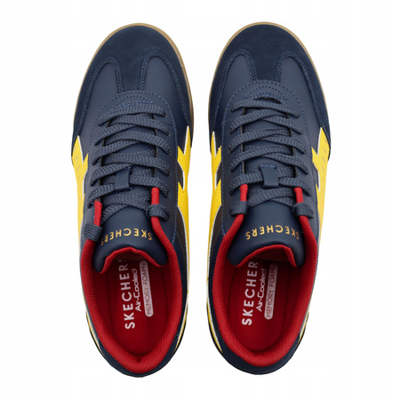 Buty męskie skechers granatowe wygodne lekkie sneakersy 183280/nvyl