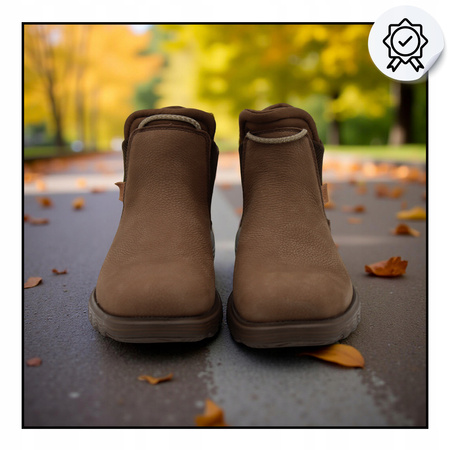 BUTY MĘSKIE LEKKIE SKÓRZANE HEYDUDE BRANSON CRAFT LEATHER 40187255 