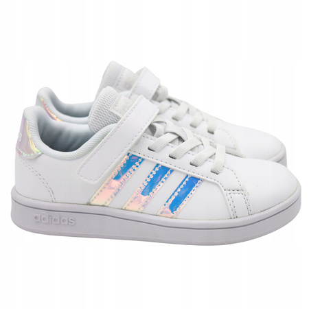 Buty dziecięce ADIDAS GRAND COURT FW1275 sportowe białe sneakersy
