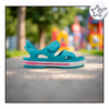 SANDAŁY DZIECIĘCE LEKKIE WYGODNE TURKUSOWE CROCS CROCBAND 148544SL