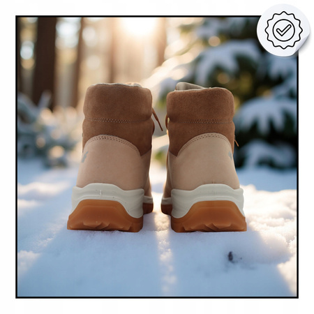 4f BUTY DAMSKIE WYGODNE TREKKINGOWE NA JESIEŃ ZIMĘ OBDH251 560 