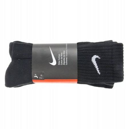 Nike skarpety skarpetki czarne wysokie SX4508-001 r. 38-42