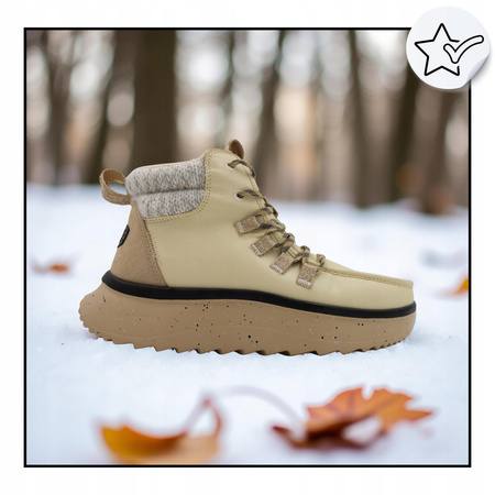 Buty damskie lekkie wygodne ocieplane na jesień zimę heydude 44357267 