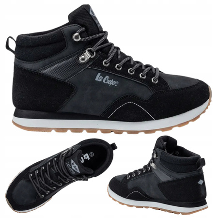 BUTY MĘSKIE ZIMOWE TREKKINGOWE TRAPERY LEE COOPER LCJ-24-03-3012MB