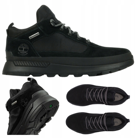 Buty męskie SKÓRZANE czarne Timberland Field Trekker WODOODPORNE