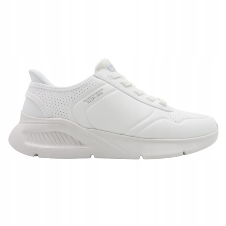Buty sportowe męskie białe wsuwane lekkie wygodne skechers 183125/wht 
