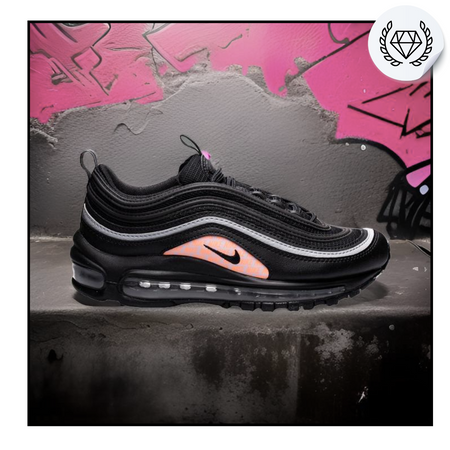Nike buty damskie wygodne czarne NIKE AIR MAX 97 GS