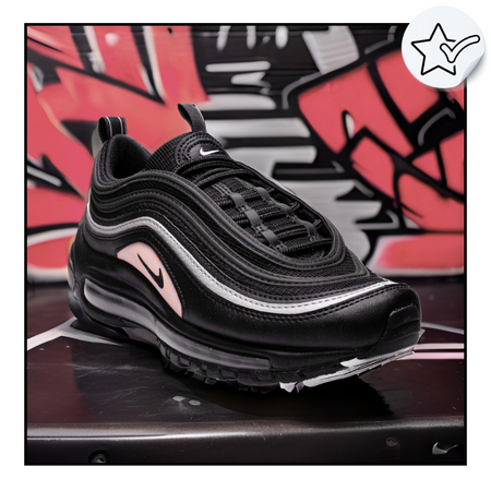 Nike buty damskie wygodne czarne NIKE AIR MAX 97 GS