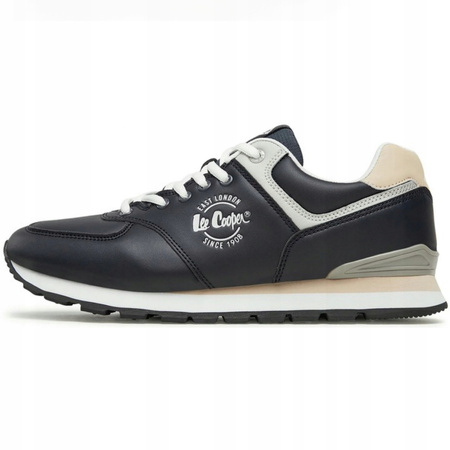 Buty Sneakersy Męskie Wygodne Lekkie Skórzane LEE COOPER