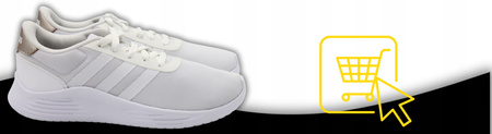 Buty Sportowe damskie białe ADIDAS Lite Racer 2.0 Sznurowane 